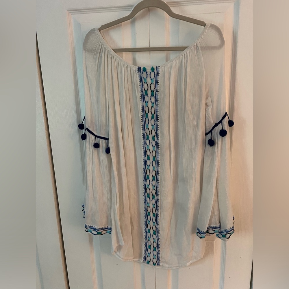 Solitaire Swim EUC Tunic Cover Up Size L